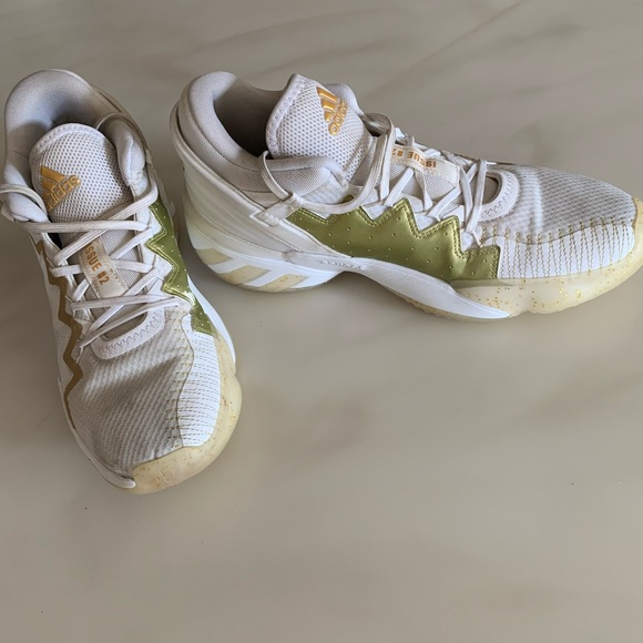 adidas | Shoes | Mens Adidas Don Issue 2 White Gold Metallic Basketball Shoes Fx943 | Poshmark